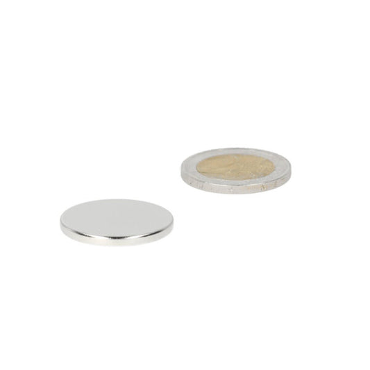 Schijfmagneet 25 x 2.5 mm – Neodymium magneet - Magneten Special