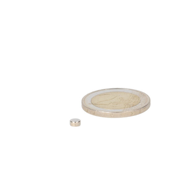 Schijfmagneet 4 x 2 mm - Magneten Special