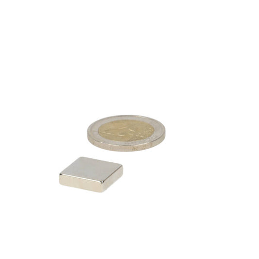 Neodymium Blokmagneet 15x15x4 mm - Magneten Special