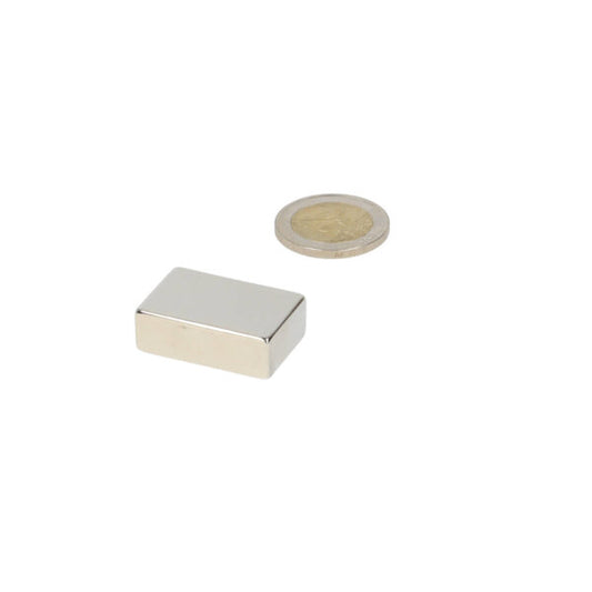 Neodymium Blokmagneet 30x20x10 mm, N45 - Magneten Special