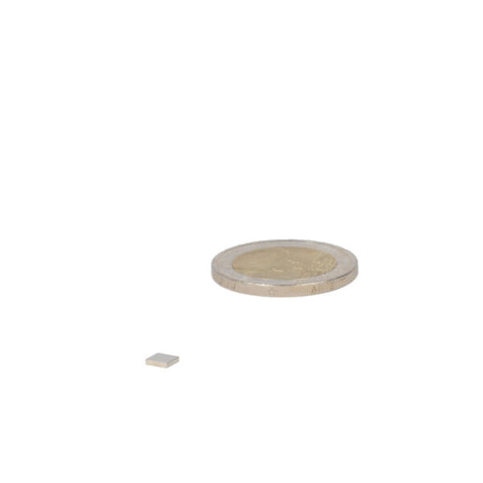 Neodymium Blokmagneet 4x4x0.9 mm - Magneten Special
