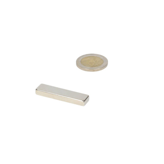 Neodymium Blokmagneet 40x10x5 mm, N50 - Magneten Special