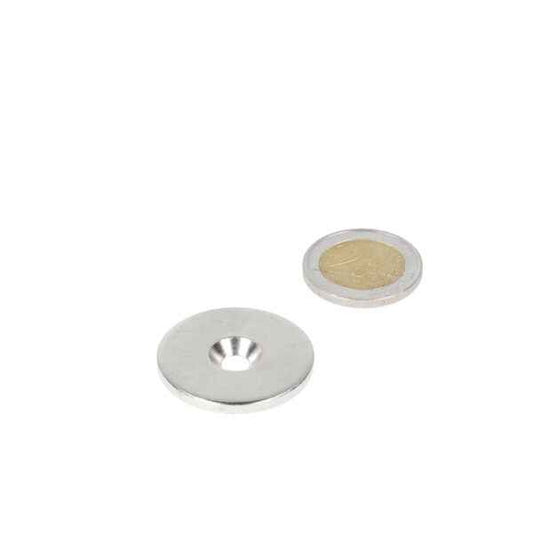 Ring 32 x 11 x 5,5 x 3 mm met boor-/verzinkgat (staal -LET OP – geen magneet)