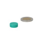 Schijfmagneet 16 x 6 mm – Neodymium met groene Kunststof Coating - Magneten Special