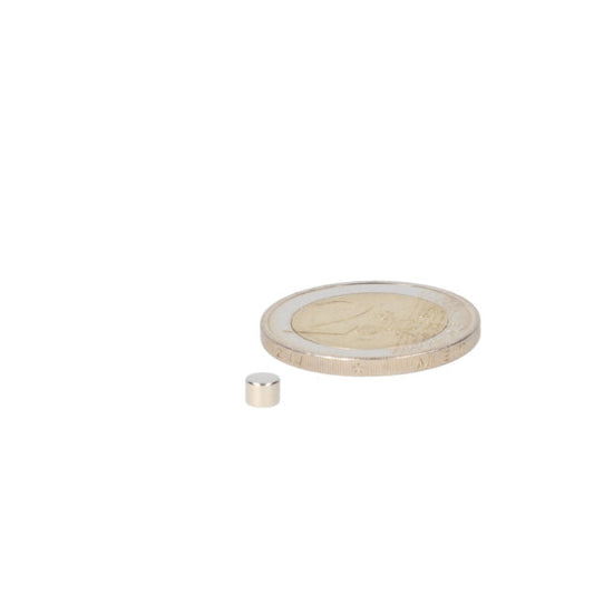 Schijfmagneet 4 x 3 mm - Magneten Special