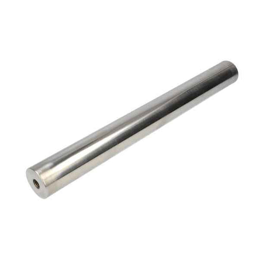 Slanke filtermagneet 32x300mm rvs met gepolijste afwerking en binnendraad 2x m10x15mm krachtige n42 magneten