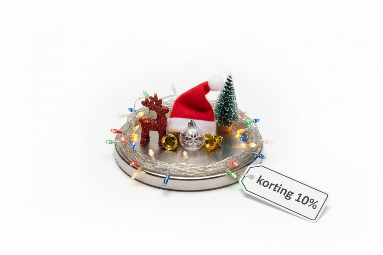 leuk, nu nog een label met de tekst "korting 10%" toevoegen