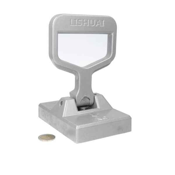 Silver lishuai magneet platenheffer met stevig metalen handvat en basis voor draagbaar magnetisch heftoestel metalen plaat 50kg