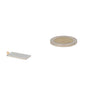 Zilverkleurige neodymium blokmagneet 20x10x1 met zelfklevende achterkant geschikt voor verschillende toepassingen