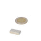Zilverkleurige neodymium blokmagneet 20x10x5 mm sterke krachtige magneten van hoogwaardig materiaal