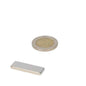 Zilverkleurige neodymium blokmagneet 30x10x3 mm n45 krachtige magneten van hoge kwaliteit