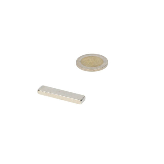 Zilverkleurige neodymium blokmagneet 36x8x4 mm n45 van neodymium voor krachtige magnetische toepassingen