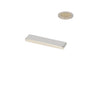 Zilverkleurige neodymium blokmagneet 60x15x5 mm met glad gepolijste oppervlakte en sterke aantrekkingskracht