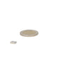 Neodymium blokmagneet 7x6x2 mm met metallic zilveren afwerking en sterke magnetische kracht in blokmagneetvorm