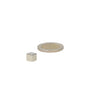 Neodymium kubusmagneet 7 mm met sterke magnetische kracht en gepolijste zilveren metalen afwerking