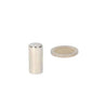 Zilveren cilindrische neodymium staafmagneet n45 12×25 mm met krachtige aantrekkingskracht en glad oppervlak