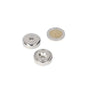 Potmagneet 25 x 8 x 5,5 mm zilverkleurige neodymium schijf met krachtige magnetische eigenschappen en boor- verzinkgat