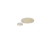 Kleine cirkelvormige schijfmagneet 11 x 3 mm van glanzend zilver metaal voor verschillende situaties en diverse toepassingen