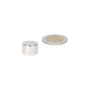 Zilveren cilindrische schijfmagneet 15 x 10 mm van krachtige neodymium magneet met gepolijste en reflecterende afwerking