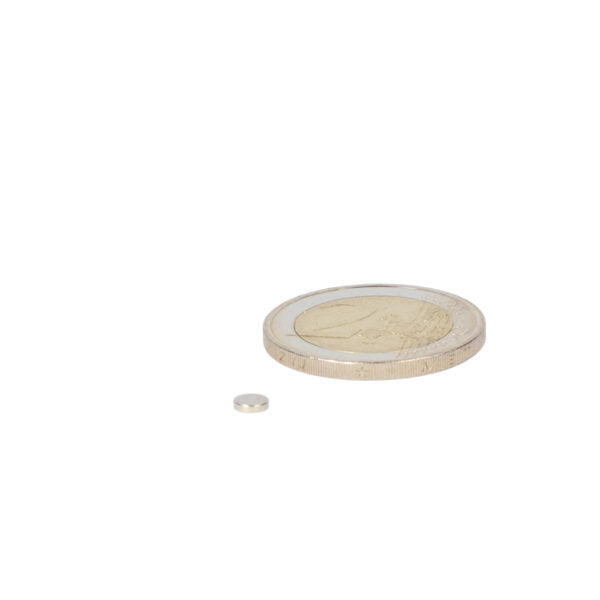 Schijfmagneet 4 x 1 mm kleine zilveren cirkelvormige magneet voor duurzame hechting en veelzijdig gebruik