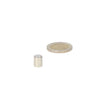 Zilverkleurige cilindrische neodymium staafmagneet 8x10 mm met krachtige magneten voor diverse toepassingen en magnetische kracht